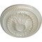 Ekena Millwork Saverne Ceiling Medallion, Hand-Painted Flash Blue, 18 1/2"W x 13 1/2"H x 1 7/8"P CM18SAFBS - alternate 3